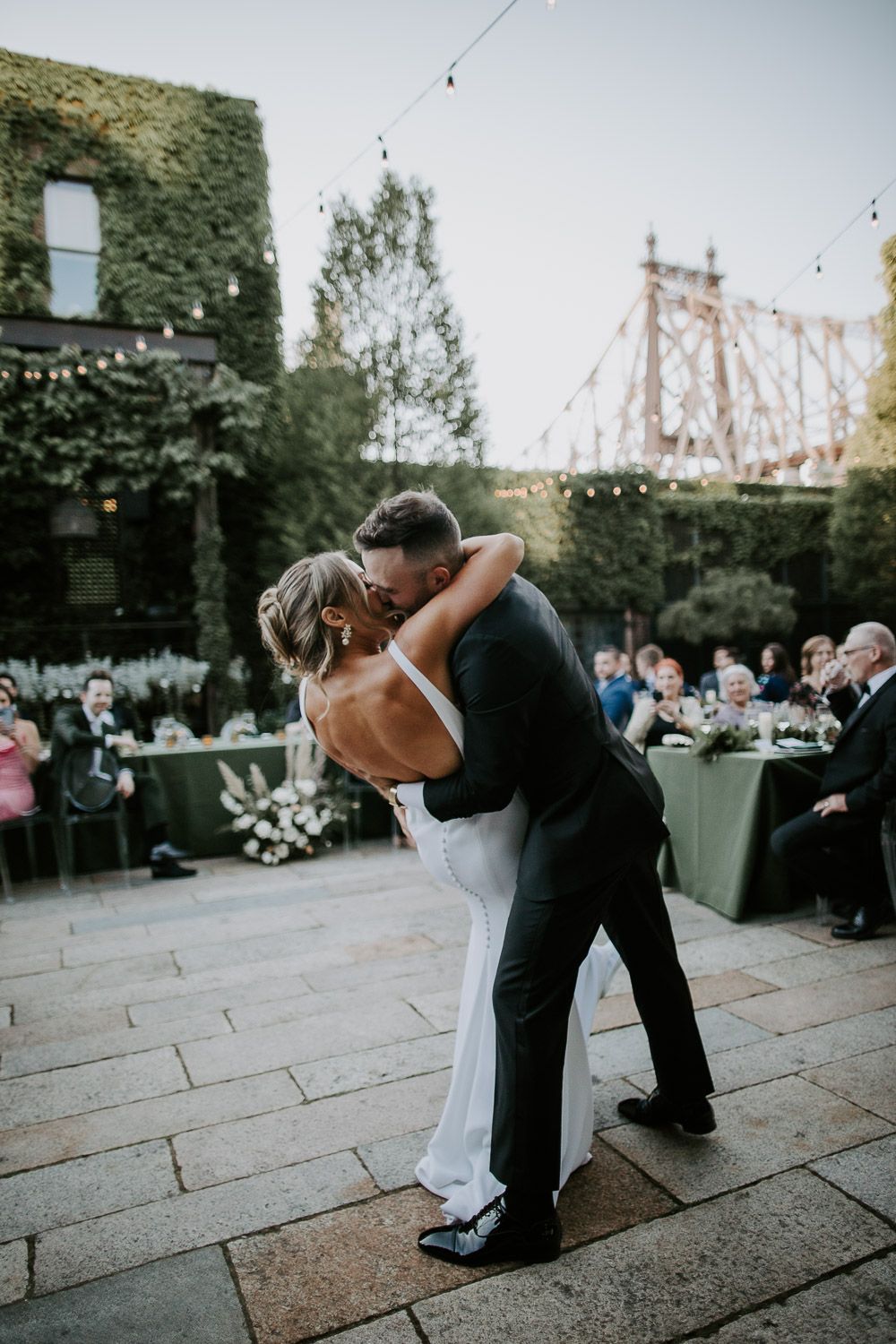 First dance at wedding at the foundry in nyc