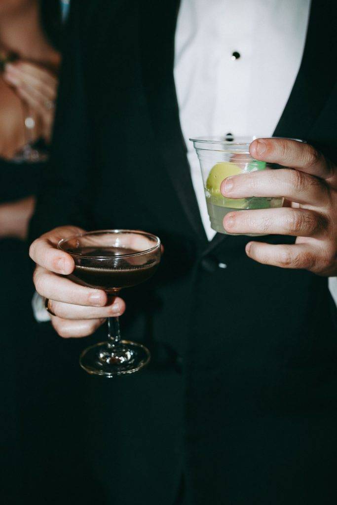 Cocktail hour at brooklyn wedding at the william vale