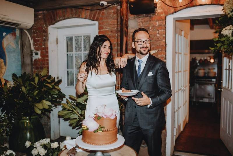 NYC intimate wedding at Palma - by Lucie B. Photo nyc wedding photographer
