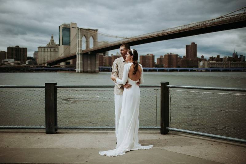 Wedding in dumbo - by Lucie B. Photo brooklyn wedding photographer