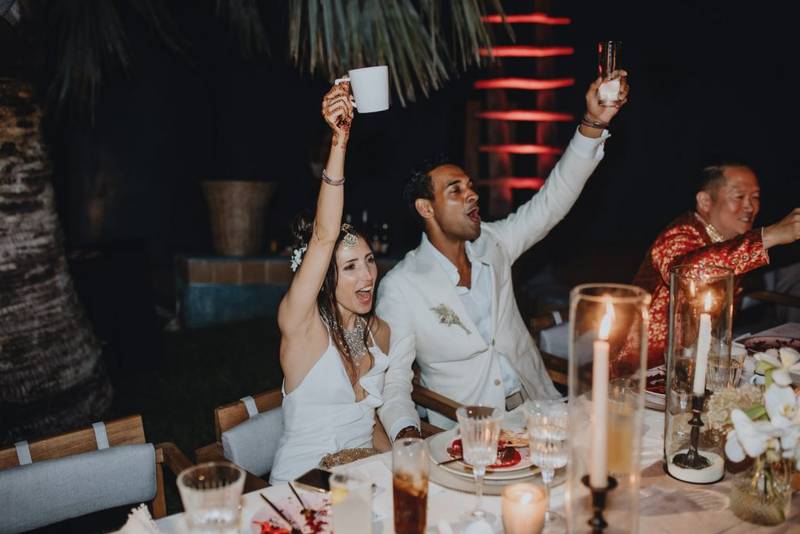 Boho destination wedding in mexico - by Lucie B. Photo wedding photographer