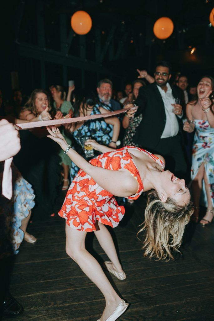 Dance floor at brooklyn wedding at the william vale