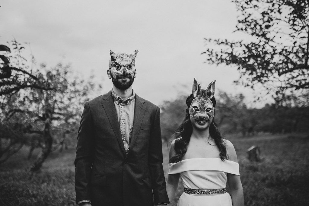 Fall wedding in hudson valley - by Lucie B. Photo wedding photographer