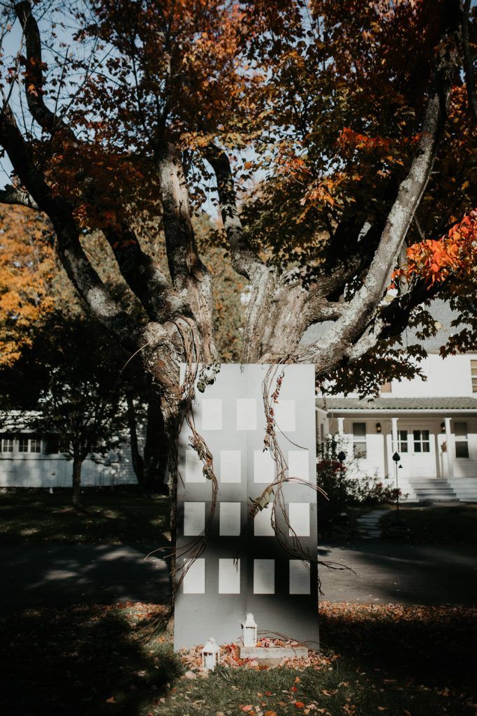 Fall wedding at foxfire mountain house - by Lucie B. Photo brooklyn wedding photographer