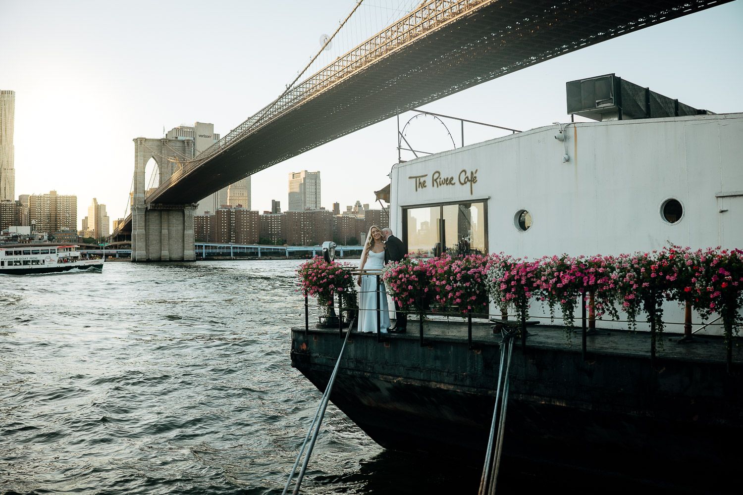 Wedding at the river cafe in brooklyn