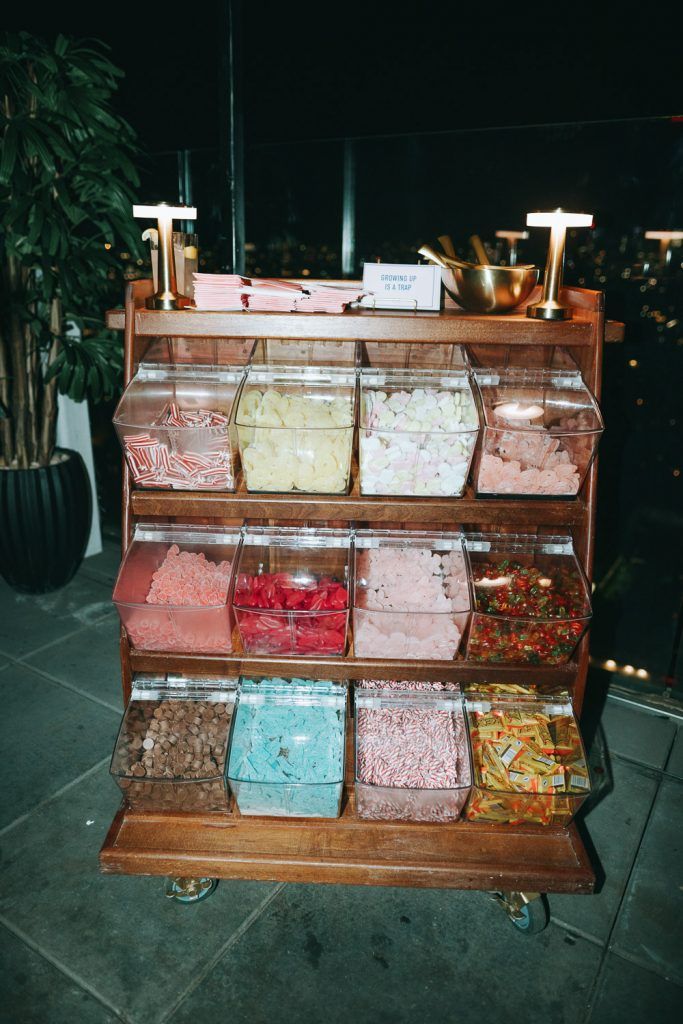 Candy cart at brooklyn wedding at the william vale