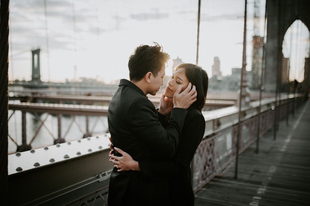 NYC elopement on Brooklyn Bridge