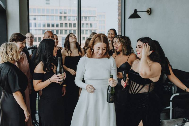 Wedding at williamsburg hotel by Lucie B Photo Brooklyn wedding photographer