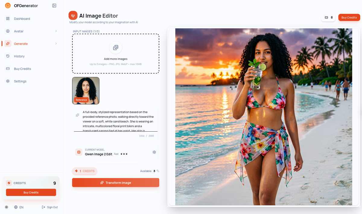 Image-to-Image editor