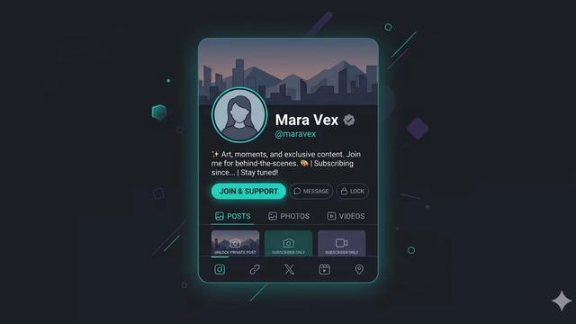 Editorial illustration of AI creator persona naming and branding choices