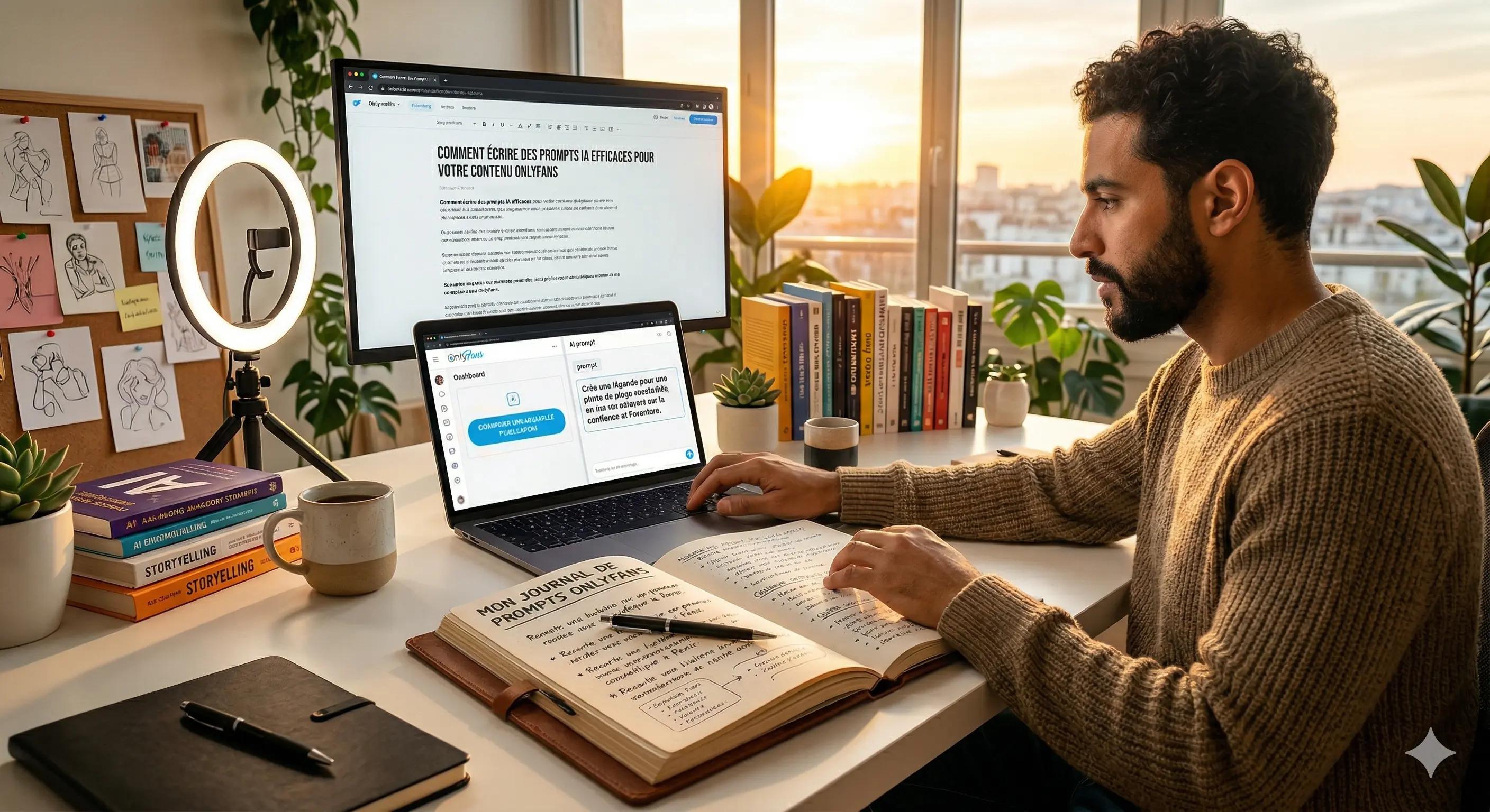 Comment écrire des prompts IA efficaces pour votre contenu OnlyFans