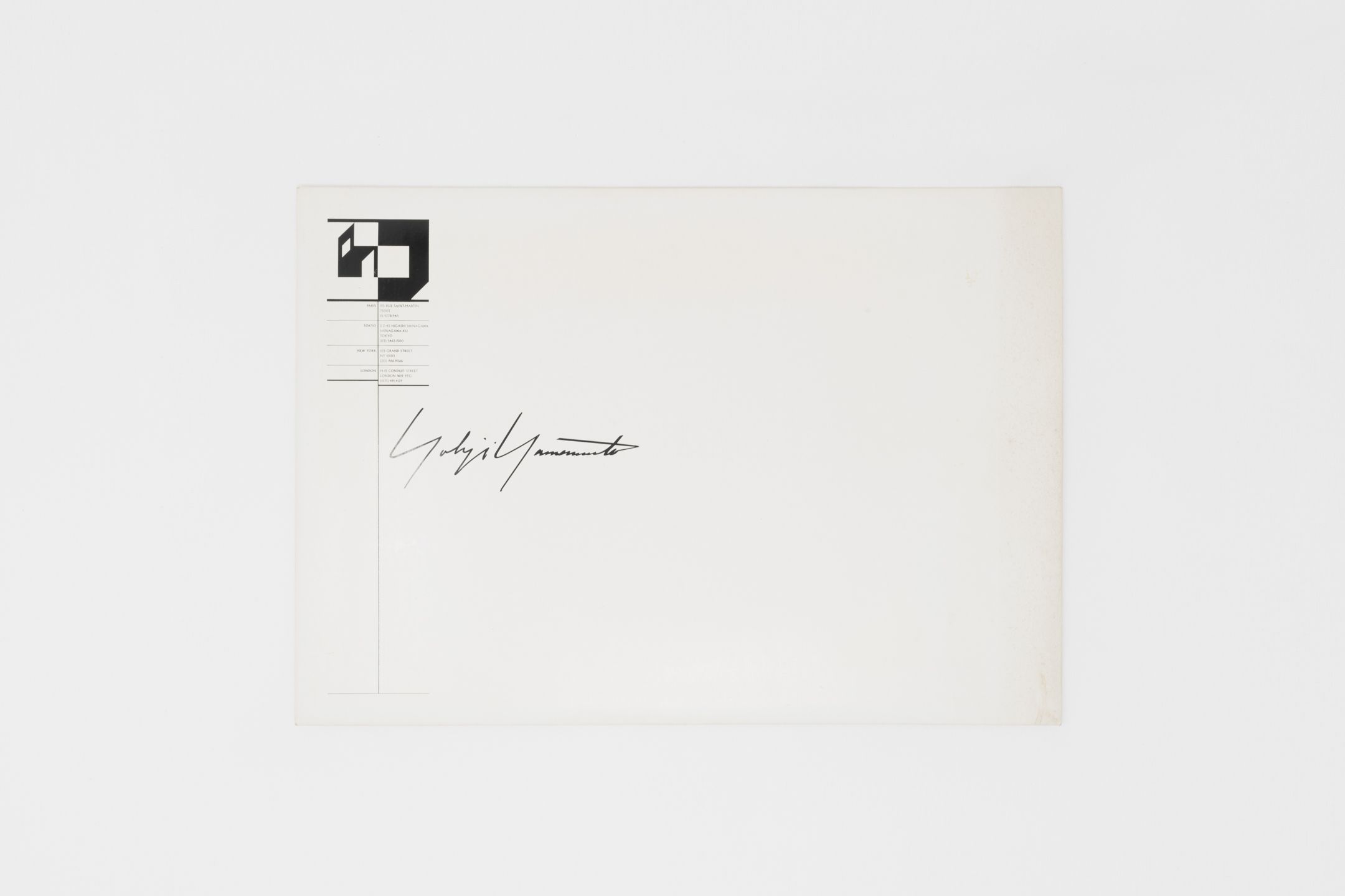 Yohji Yamamoto Fall-Winter 1997-98 | International Library of