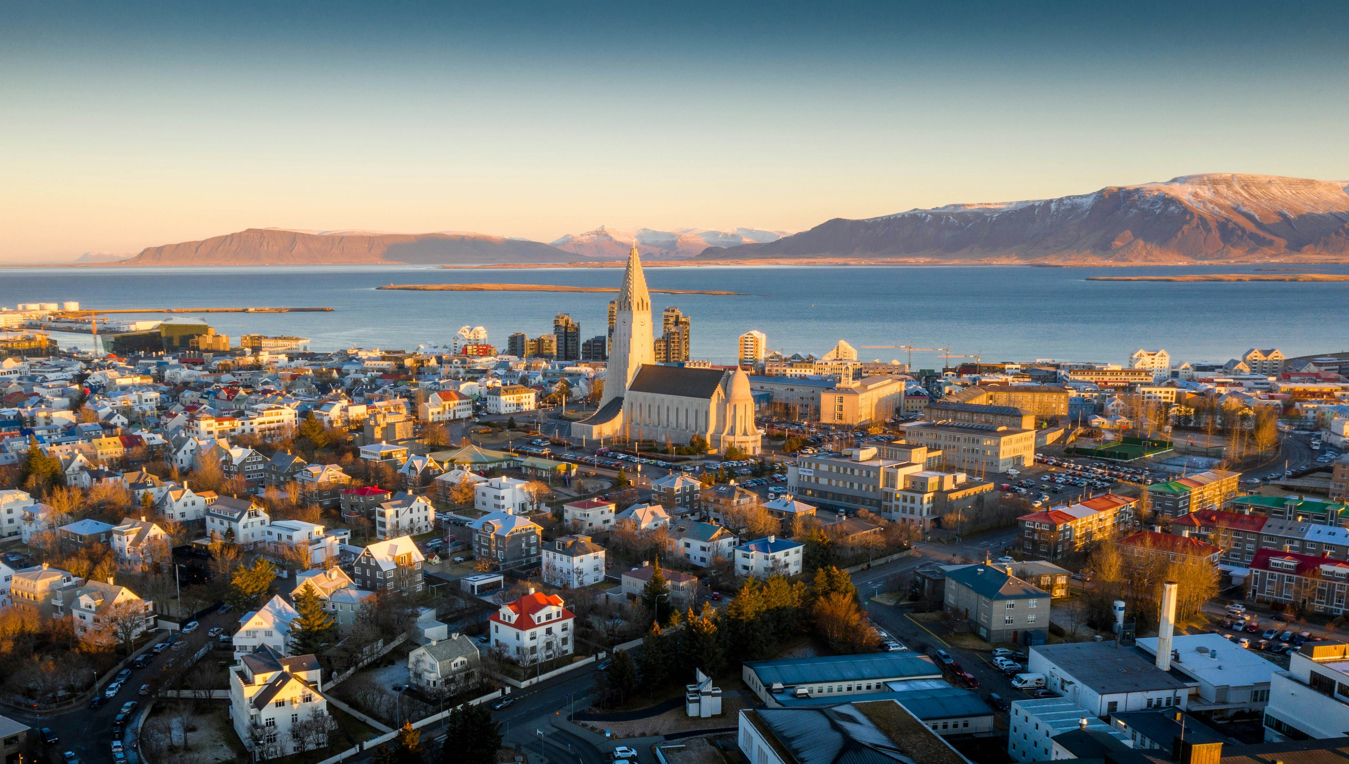 Disembark and fly to Reykjavik