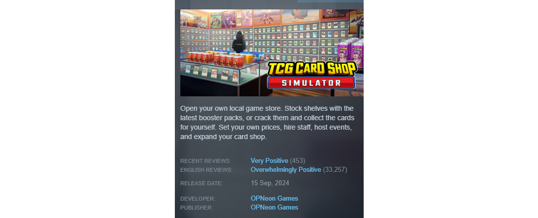 TCG Card Shop Simulator 1.0 - Community Reviews On Steam