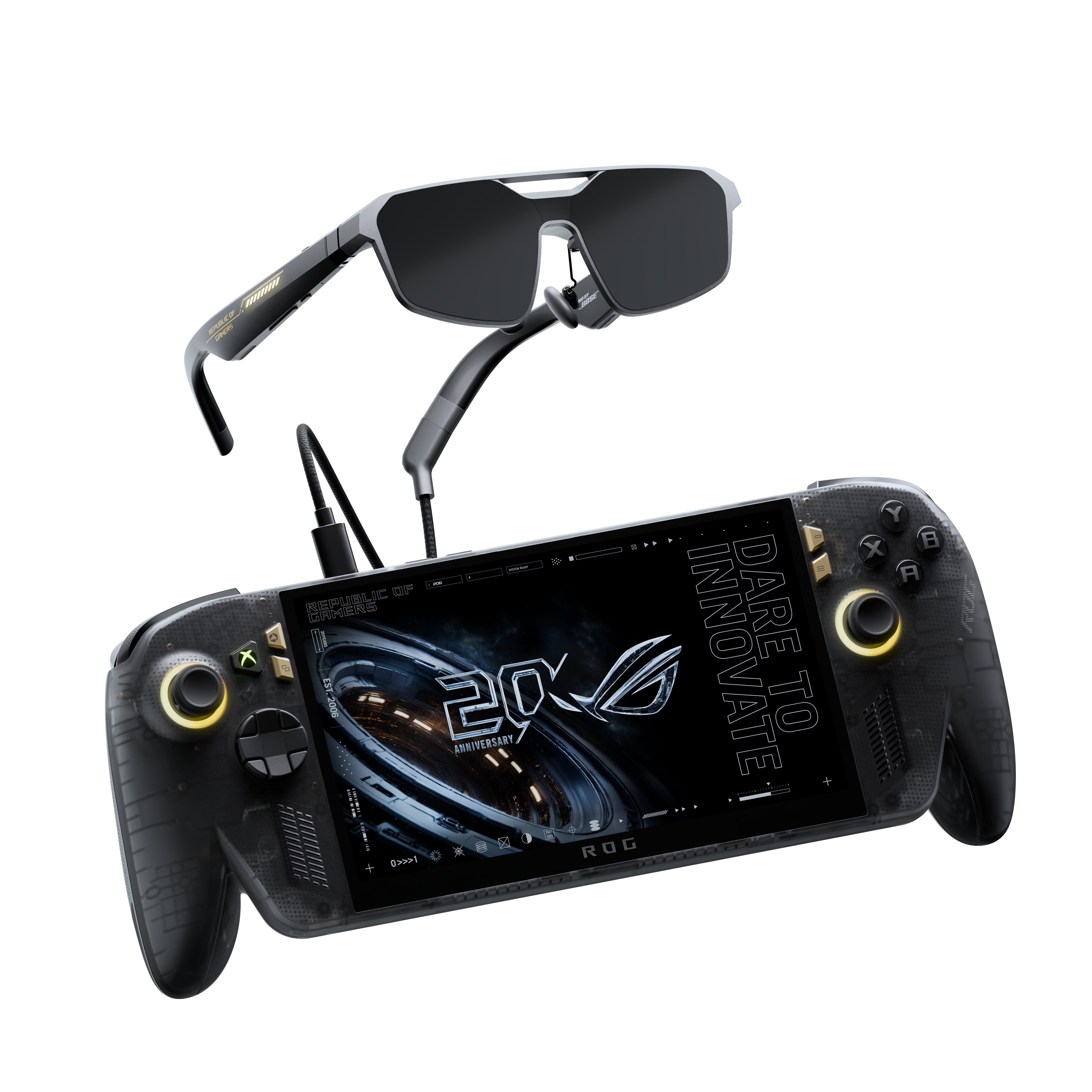ROG Xbox Ally X20 Anniversary Edition With AR Glasses