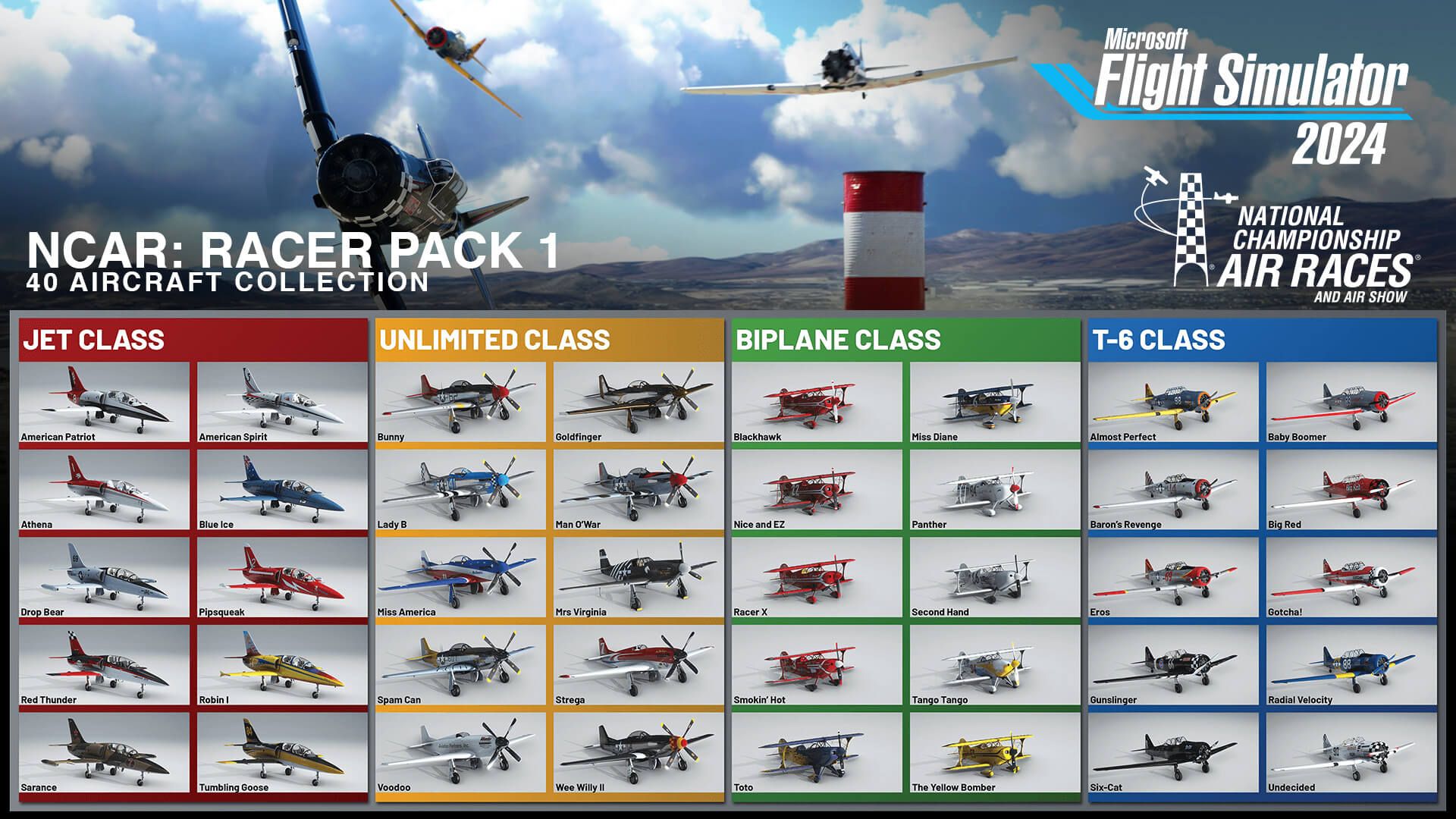 Microsoft Flight Simulator 2024 - National Championship Air Races - Racer Pack 1