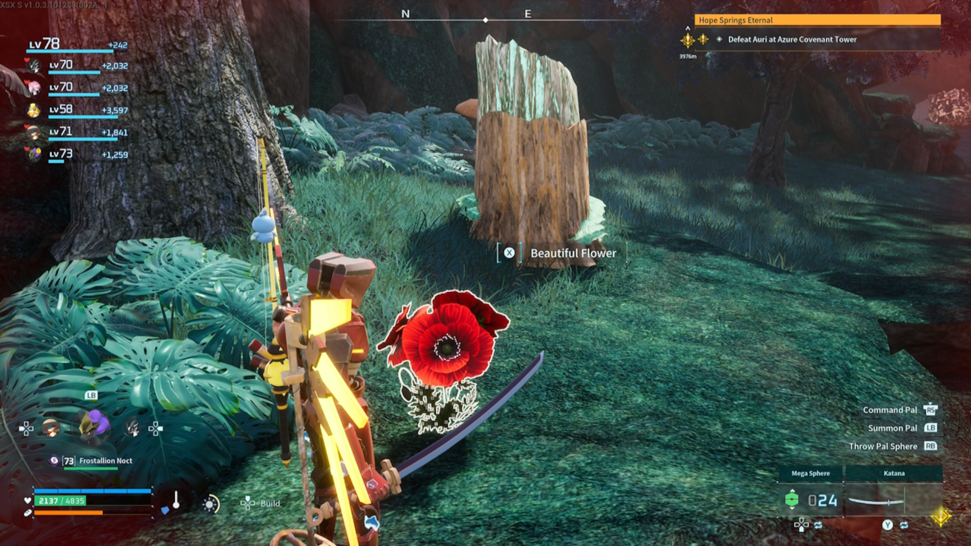 Palworld Guide - Picking-up Beatiful Flower