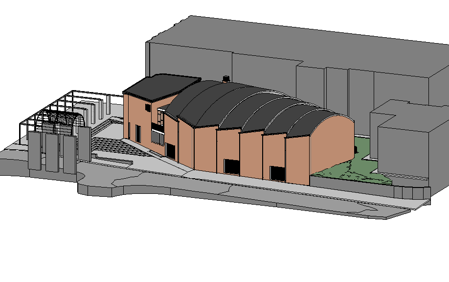 vista 3d modello revit