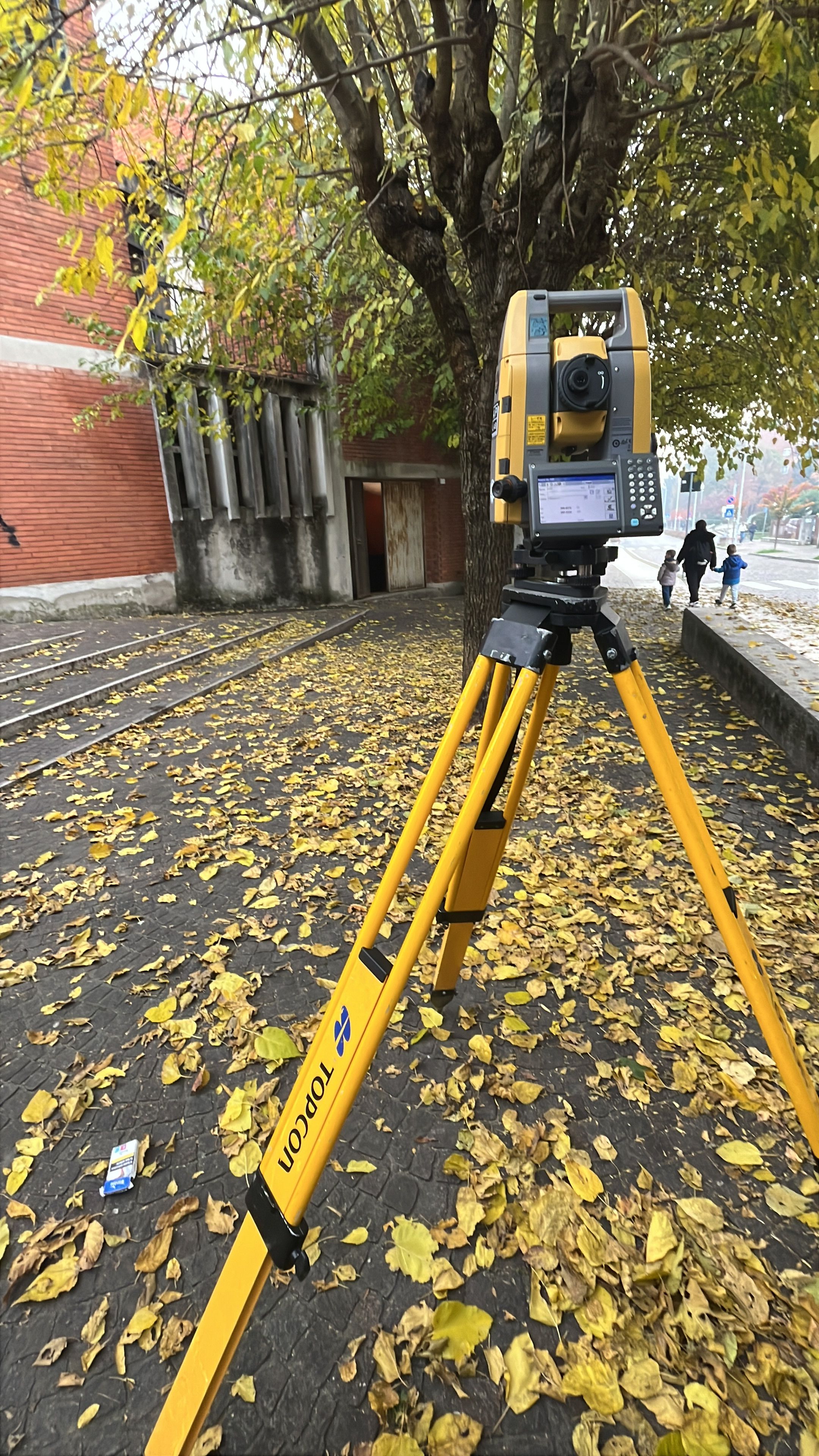rilievo con stazione totale
