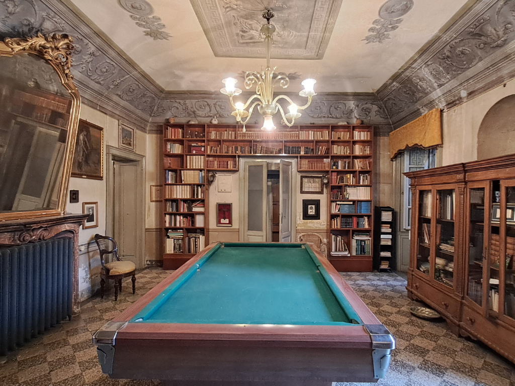 Edificio storico villa martinengo oggetto di rilievo topografico e scansione laser per modellazione BIM