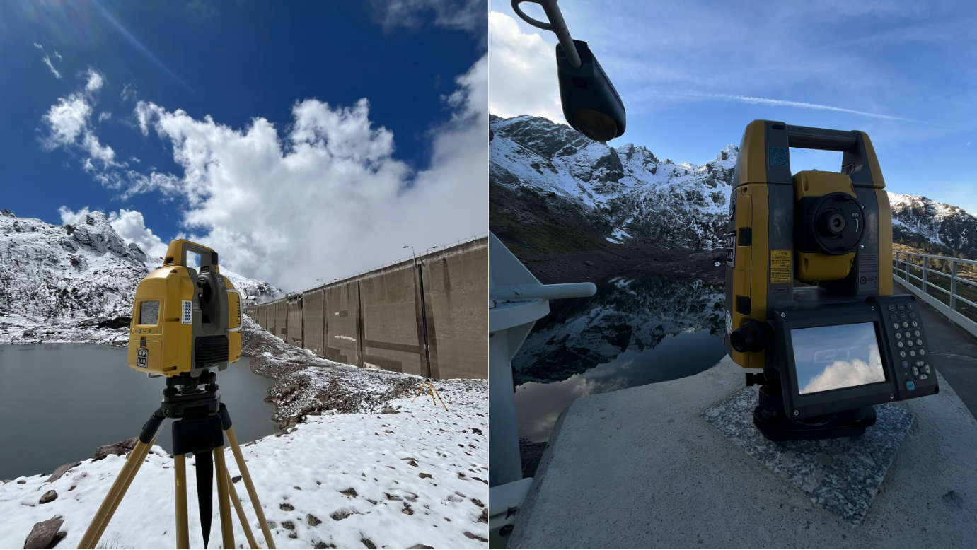 diga pescegallo - gerola alta - laser scanner e stazione totale topcon