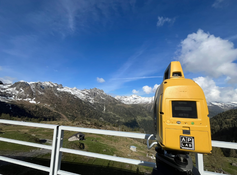 diga pescegallo - gerola alta - laser scanner topcon - AP LAB