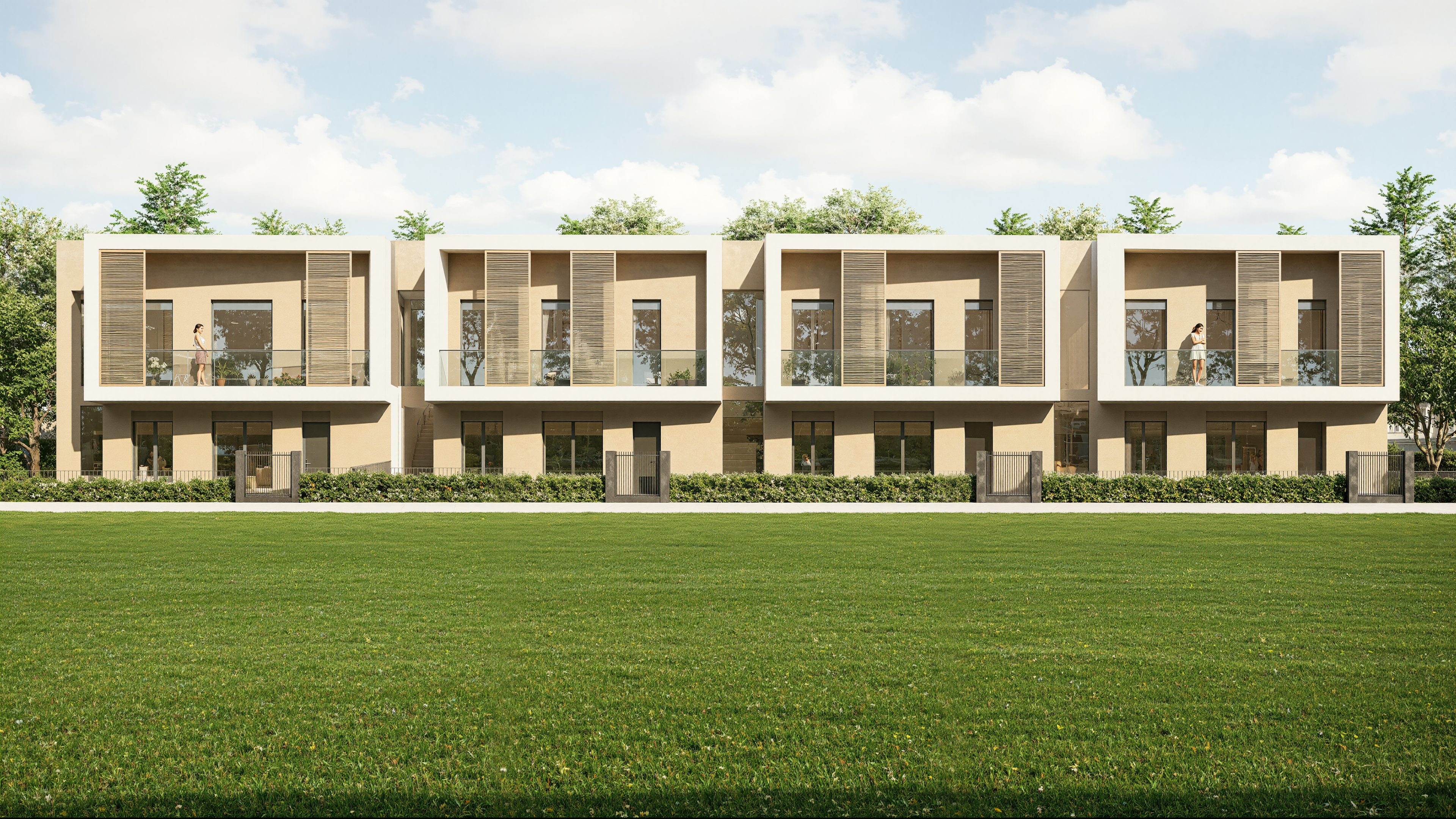 Modellazione 3D e visualizzazione architettonica di alta qualità per la valutazione preliminare di un intervento edilizio.