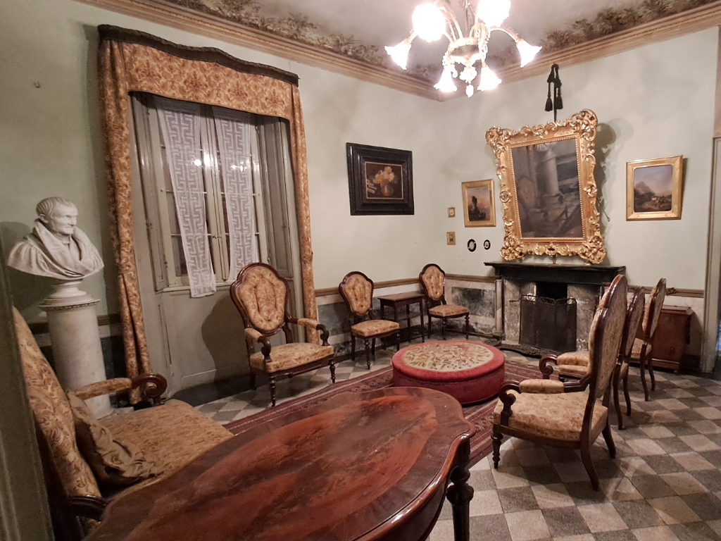 Edificio storico villa martinengo oggetto di rilievo topografico e scansione laser per modellazione BIM