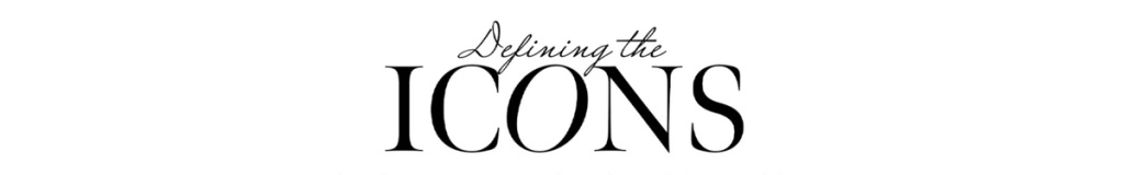 The text "Defining the ICONS".
