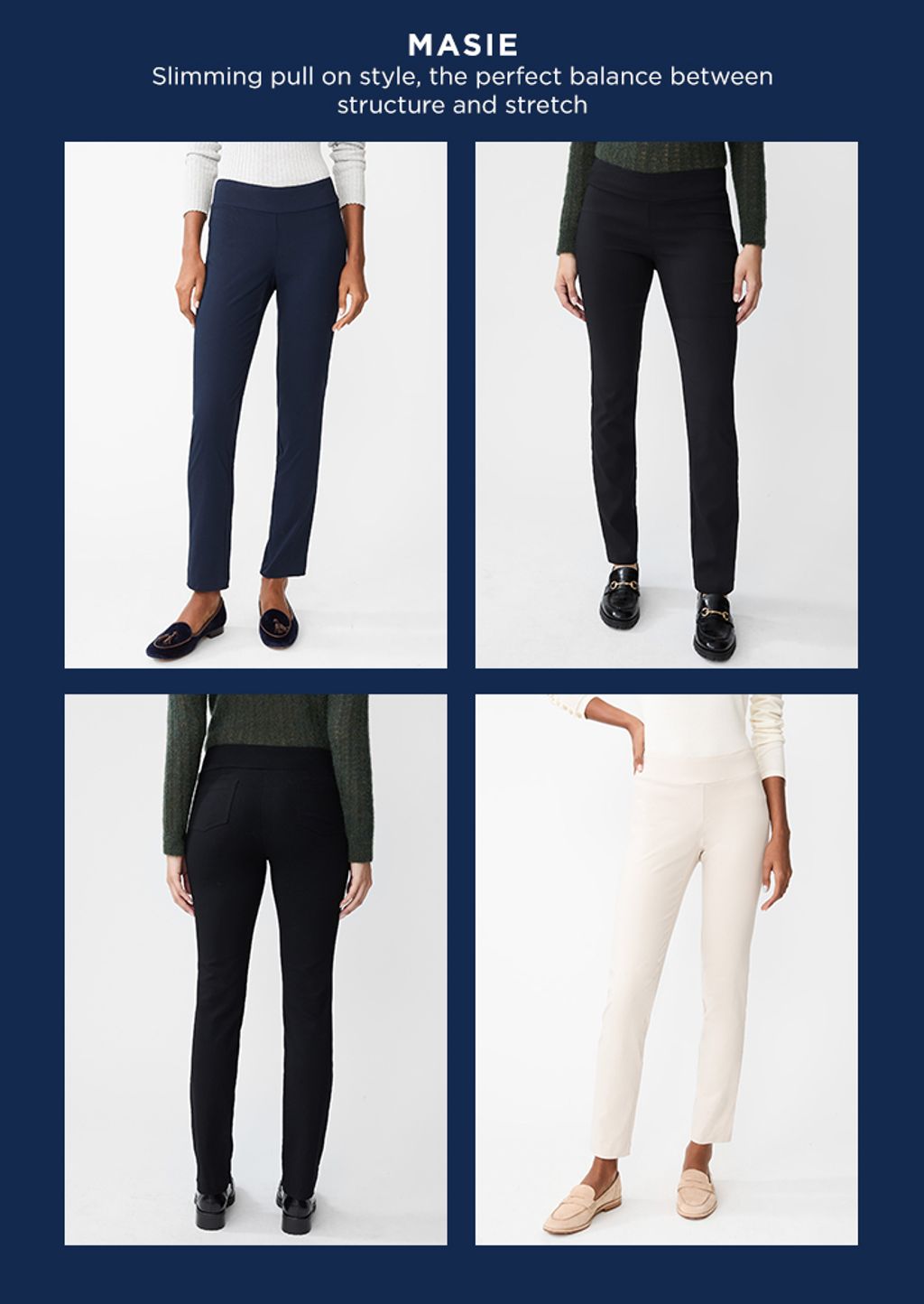 Model(s) wearing Masie pants.