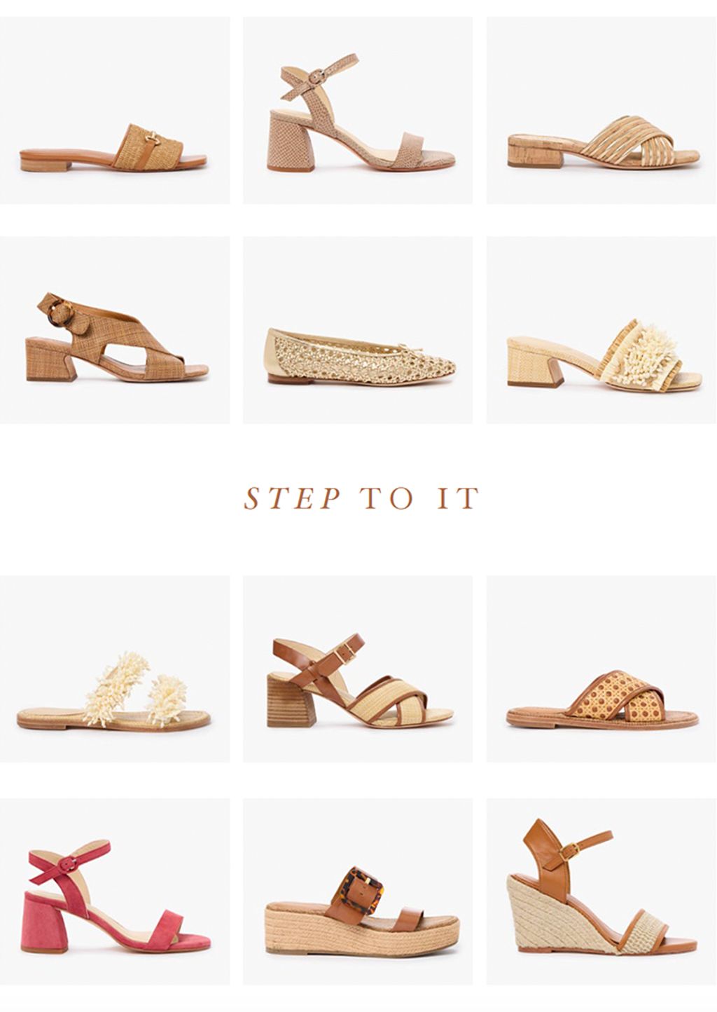 an array of 12 spring shoes