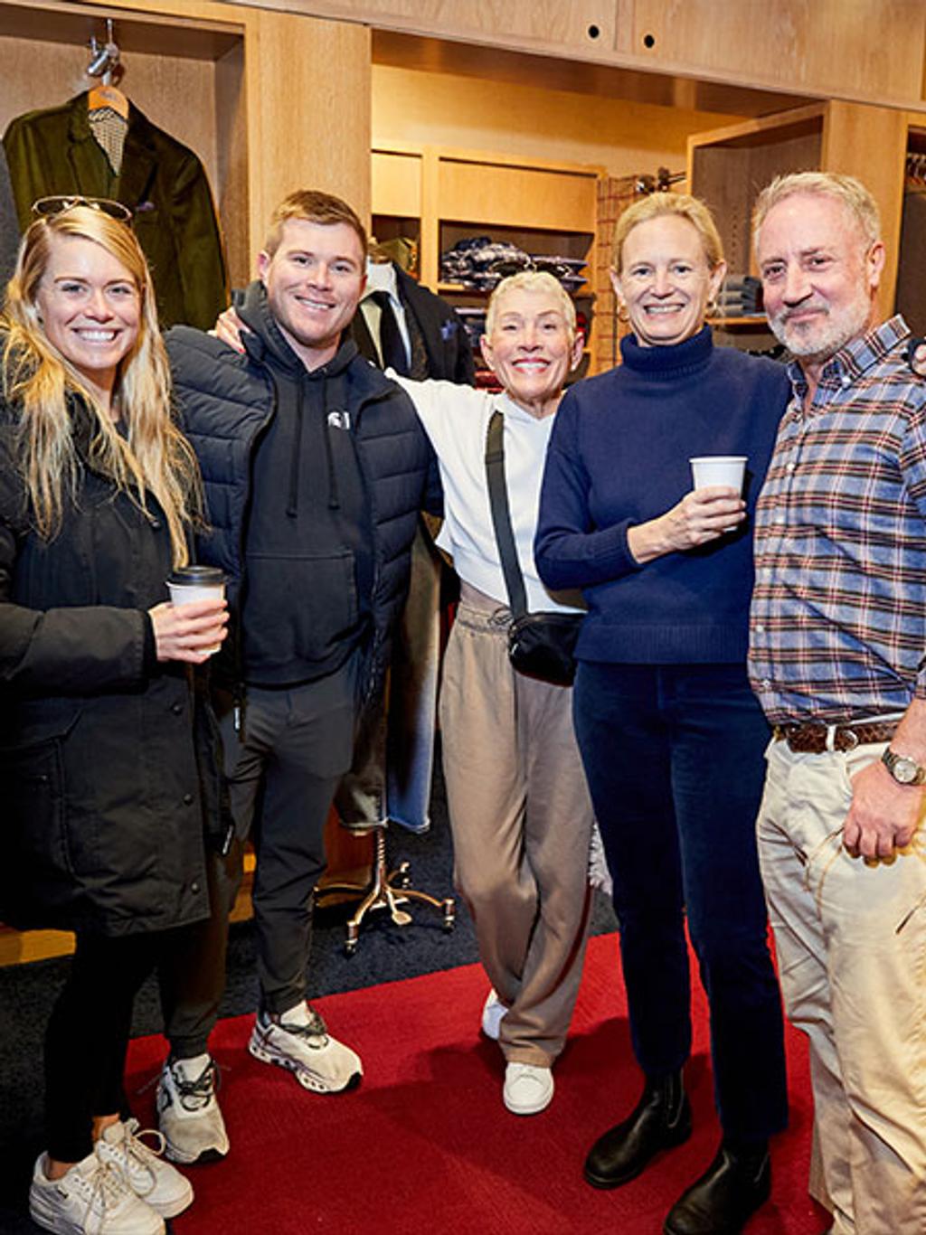 Barbara McLaughlin with friends at J.McLaughlin store Barbara McLaughlin with friends at J.McLaughlin store