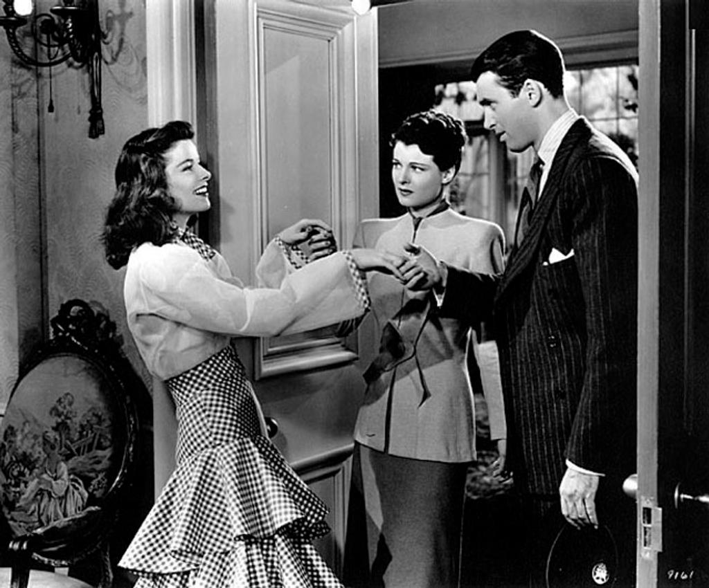 Katharine Hepburn in “The Philadelphia Story” in 1940.
