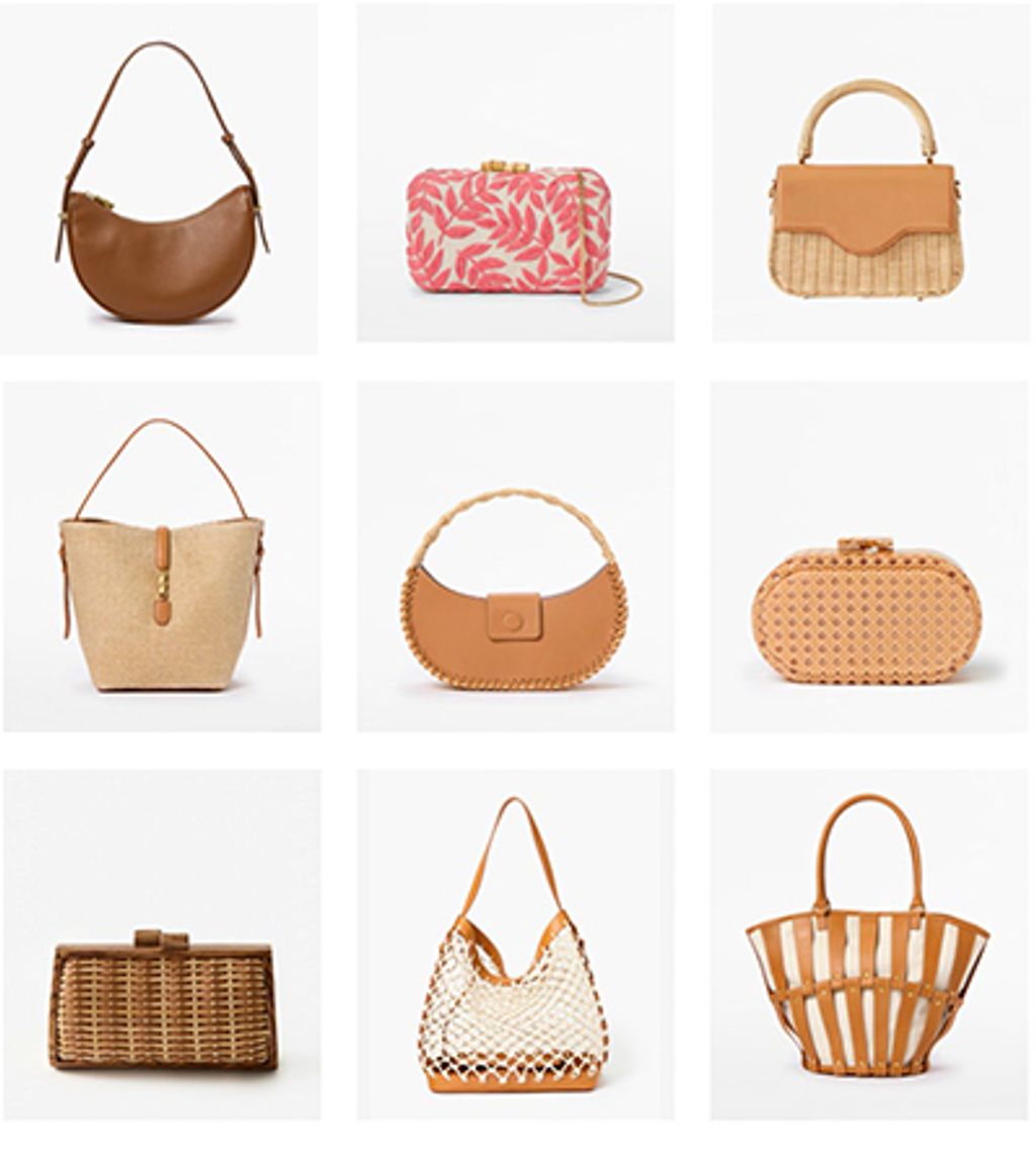 an array of 12 spring handbags