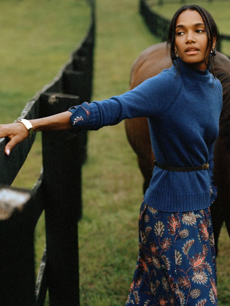 Blue sweater