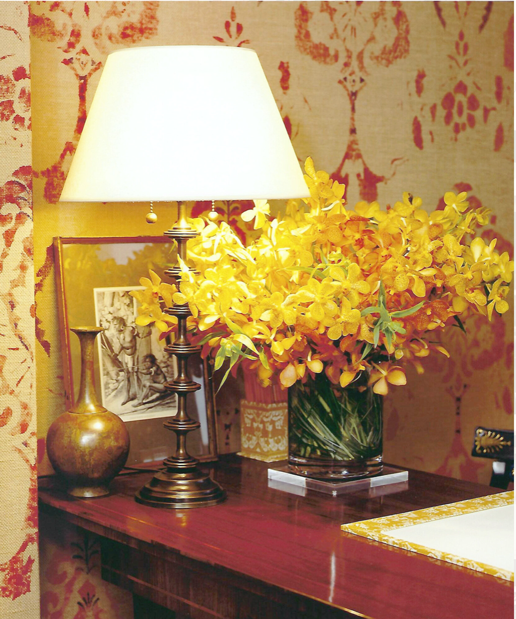 Let there be light: A cozy corner at  one of Elaine’s designs.
