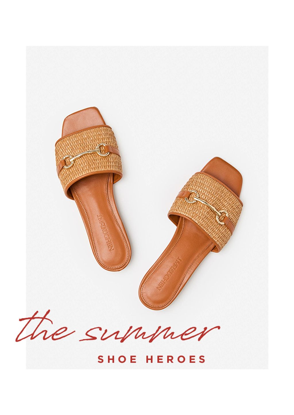 Cognac colored sandals 