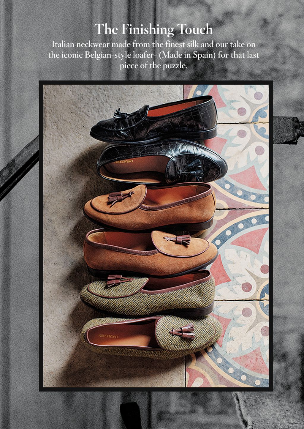 Close up of shoes