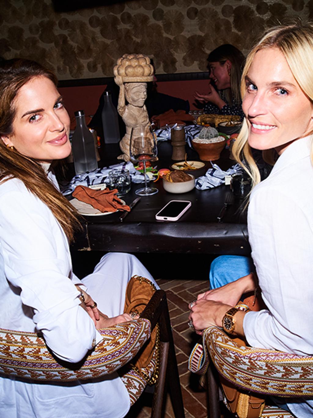 Guests styled our spring collection as seen at dinner.