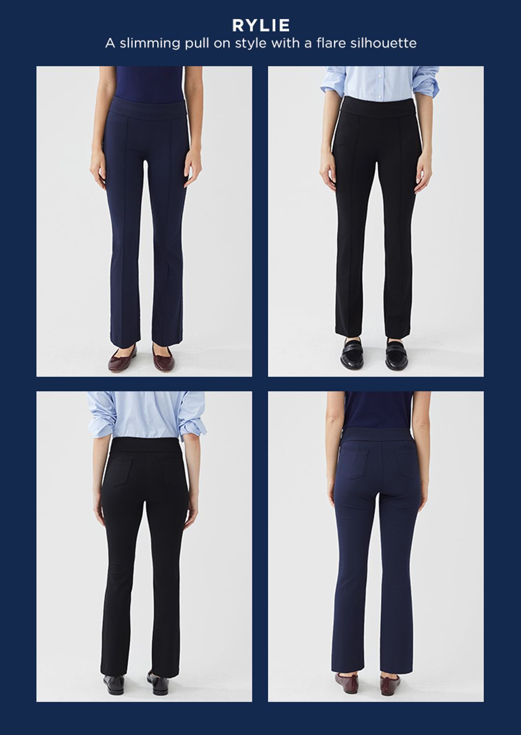 Model(s) wearing Rylie pants.
