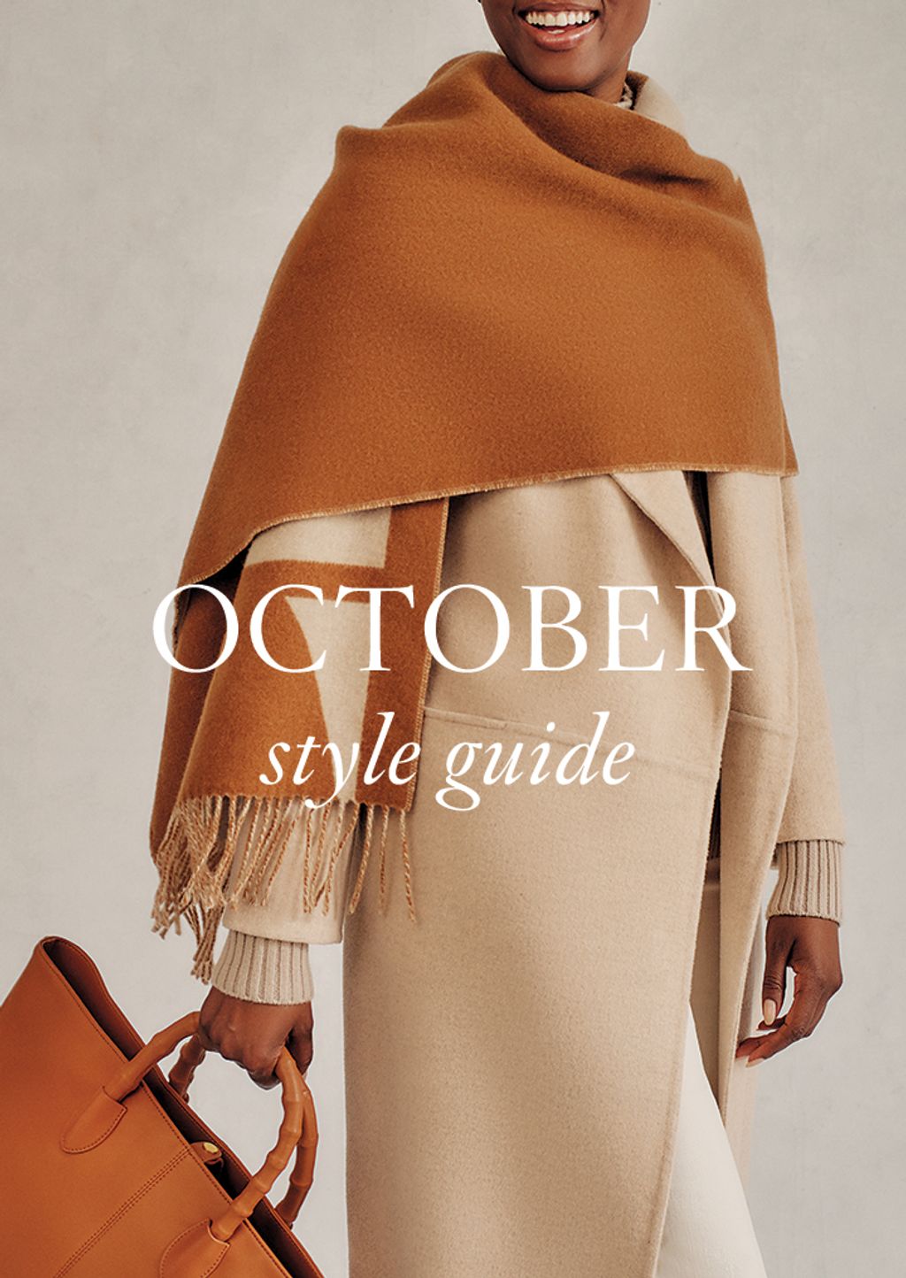 Woman in October Outerwear