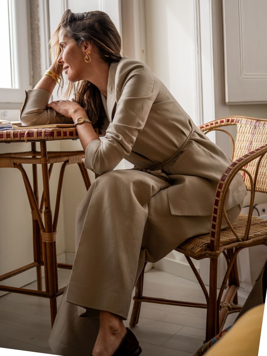 Sand Solid Biltmore Blazer | Women's Jackets & Outerwear | J