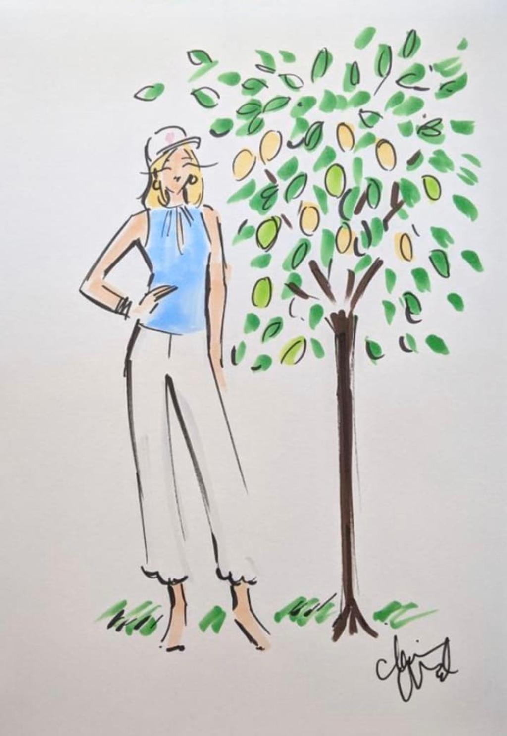Lemon Tree Illustration
