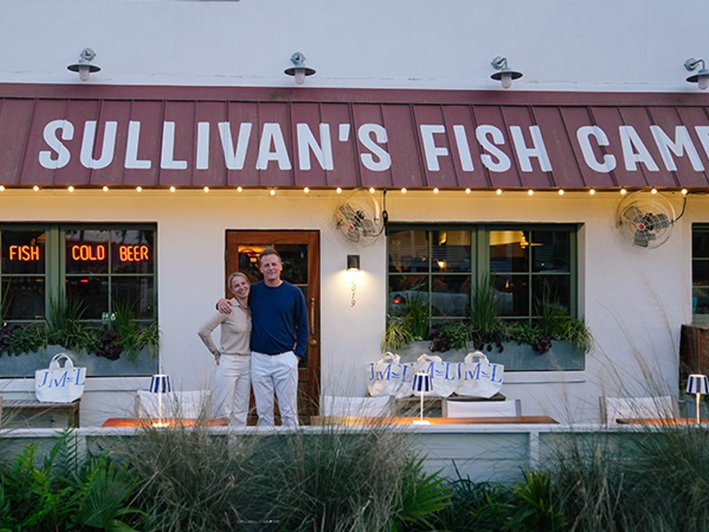 A Charleston celebration at Sullivan's Fish Camp.
