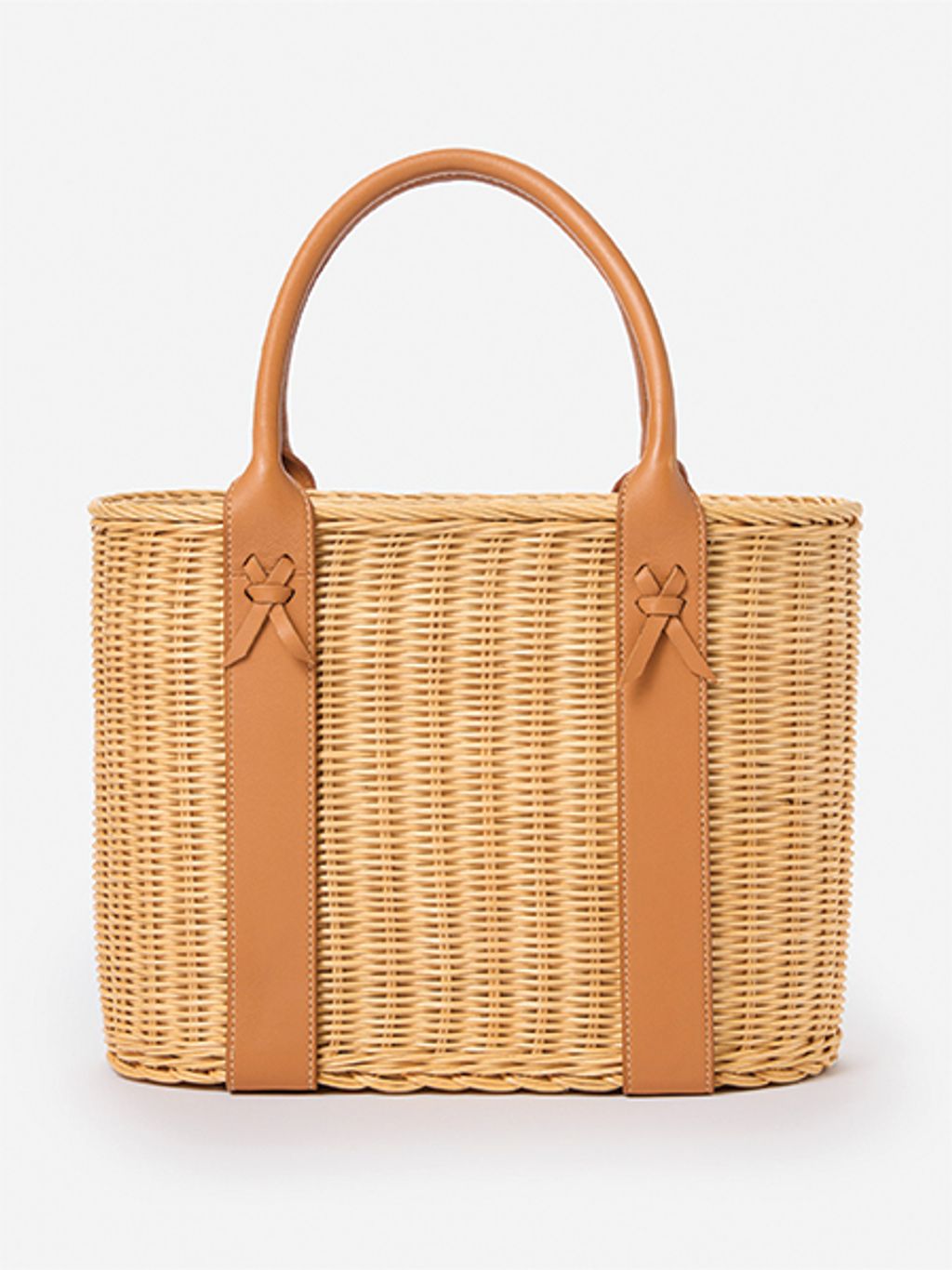 Still photo of wicker tote