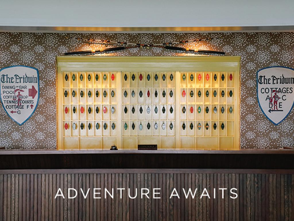 Check-in desk at the Pridwin