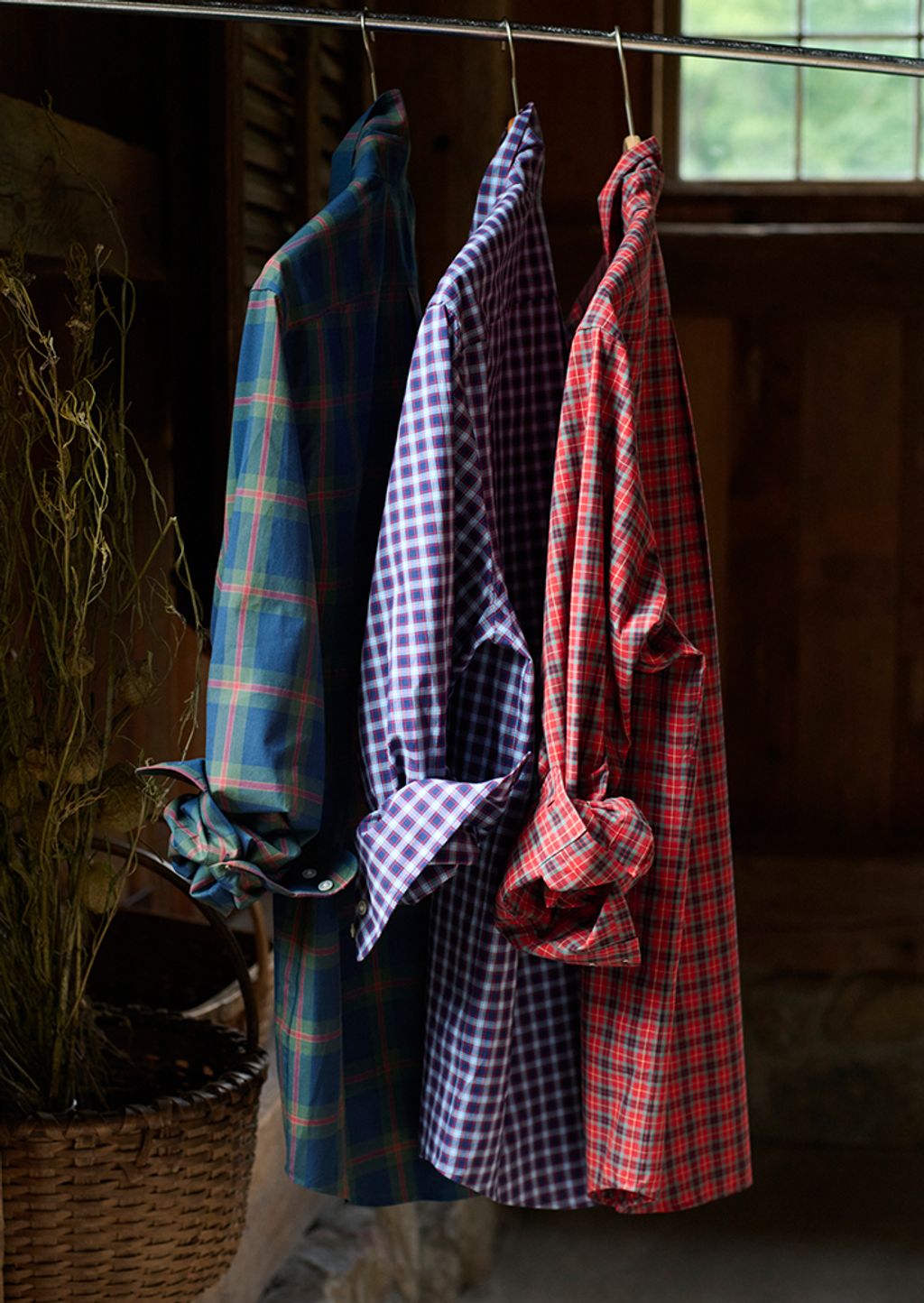 Plaid shirts