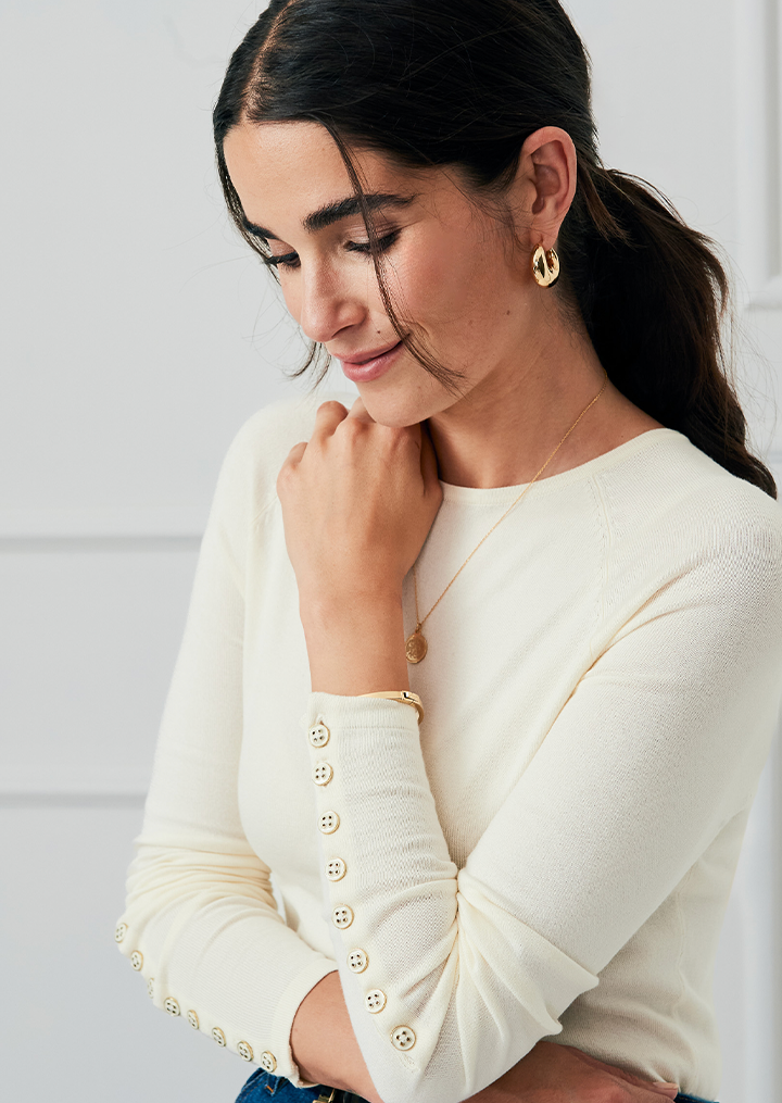 models wearing cardigan with scarf. 