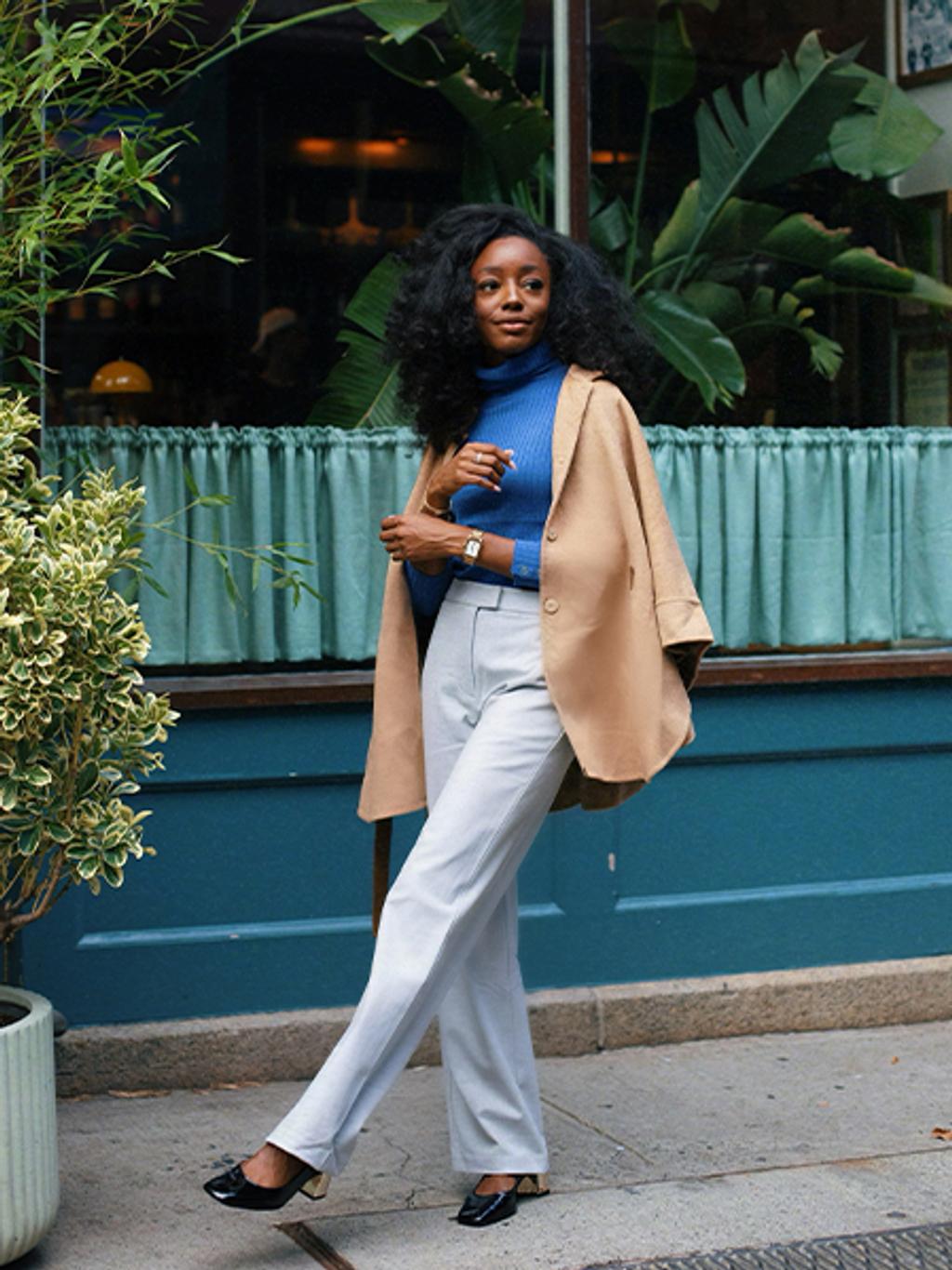 Venita Aspen wearing Arlette turtleneck Venita Aspen wearing Arlette turtleneck