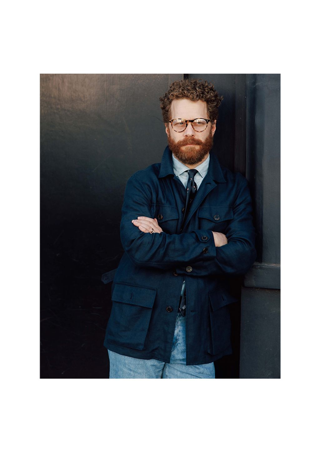 Man in brown blazer 